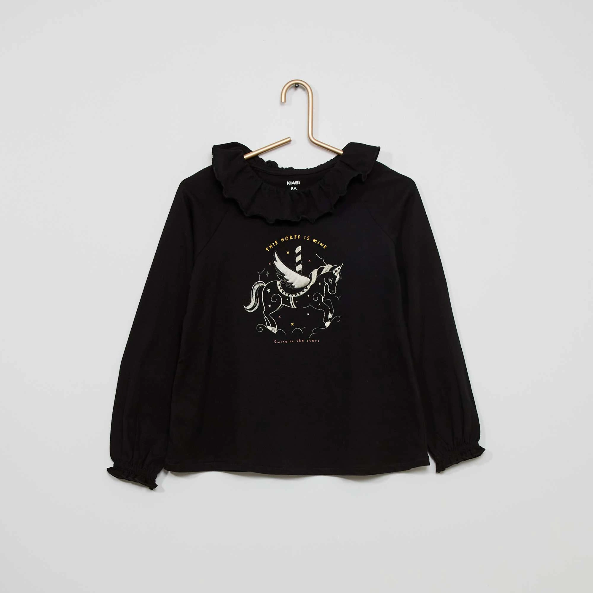 بلوز دخترانه کیابی Kiabi YM571 یونیکورن