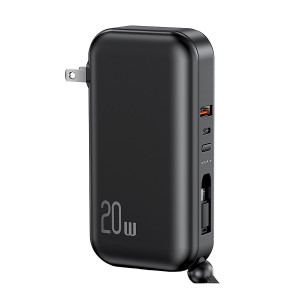 پاور بانک یوسمز مدل US-CD172 PB63ظرفیت 10000 میلی آمپر ساعت