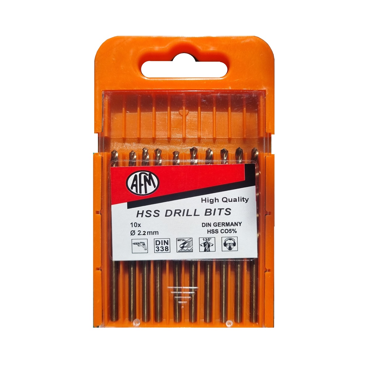 مته کبالت 5 درصد ای اف ام AFM سایز 2.2 میلی متر