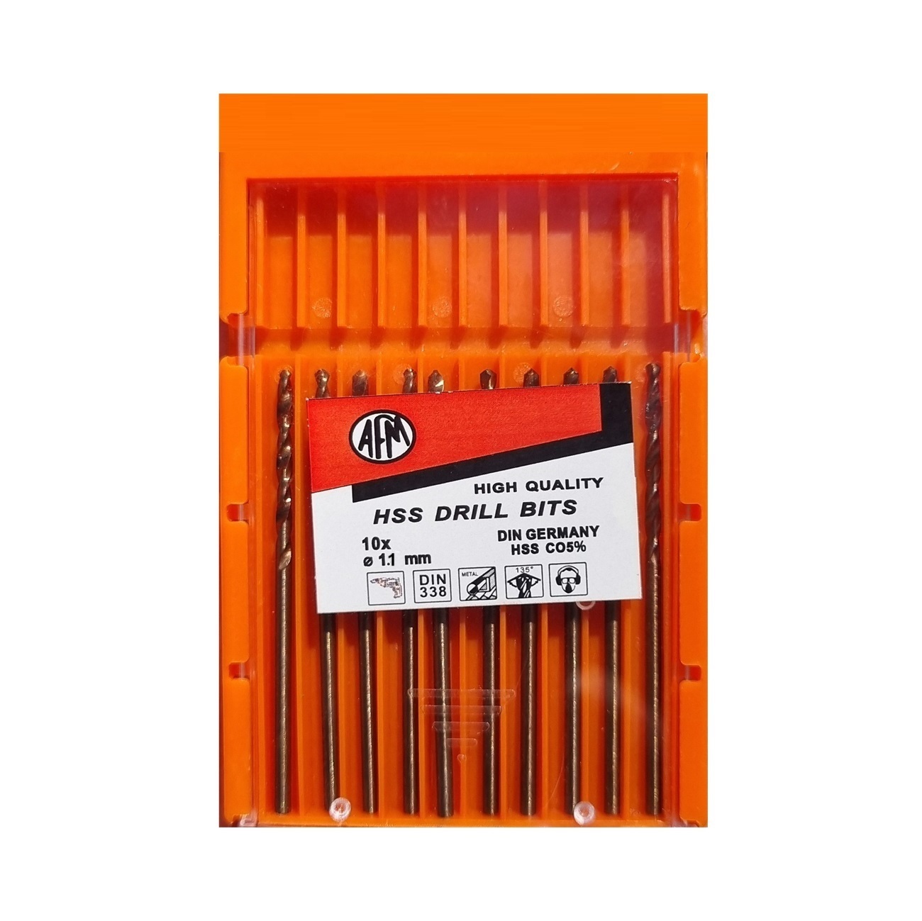 مته کبالت 5 درصد ای اف ام AFM سایز 1.1 میلی متر